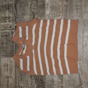 Stripped sweater vest